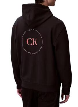 Sudadera Calvin Klein Jeans Circle negro para hombre