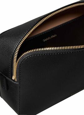 Bolso Calvin Klein Jeans Foil logo negro para mujer