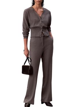 Bolso Calvin Klein Jeans Foil logo negro para mujer