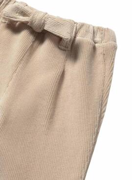 Pantalón Mayoral punto pana beige para bebé