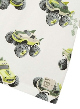 Camiseta Mayoral coches blanco para niño