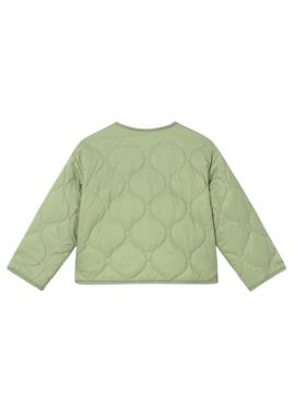 Cazadora Mayoral reversible verde para bebé