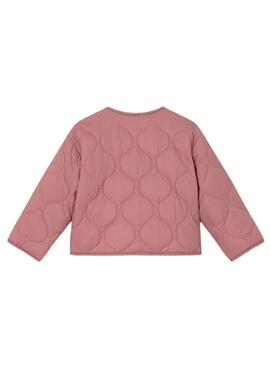 Cazadora Mayoral reversible rosa para bebé