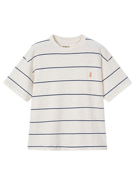 Camiseta Mayoral rayas blanco y azul para niño