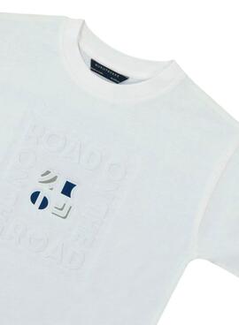 Camiseta Mayoral On The Road blanco para niño