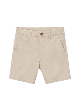 Bermudas Mayoral chino beige para niño