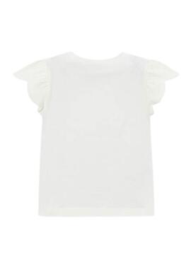 Camiseta Mayoral bolso blanco para niña