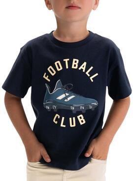 Camiseta Mayoral Football Club marino para niño