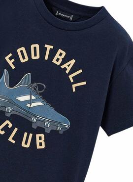 Camiseta Mayoral Football Club marino para niño