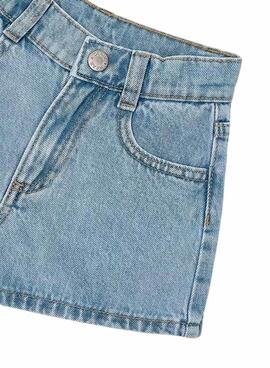 Short vaquero Mayoral tejano básico para niña