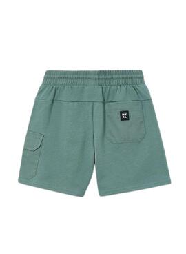 Bermuda Mayoral combinada verde para niño