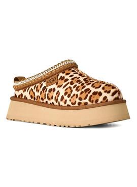 Zuecos UGG Tazz animal print de leopardo para mujer