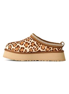 Zuecos UGG Tazz animal print de leopardo para mujer