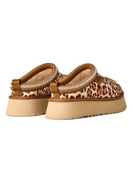 Zuecos UGG Tazz animal print de leopardo para mujer