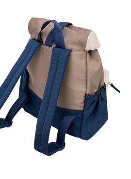 Mochila Mayoral cierre solapa tostado para niño y niña