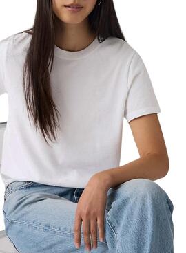 Camiseta Levis básica blanco para mujer