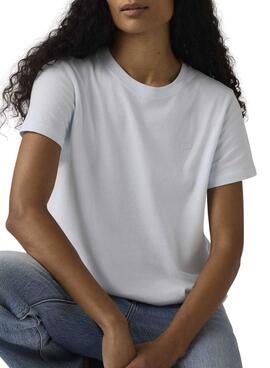 Camiseta Levis básica azul para mujer