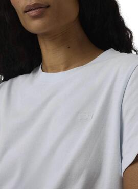 Camiseta Levis básica azul para mujer