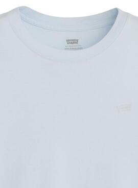 Camiseta Levis básica azul para mujer