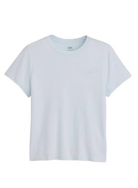 Camiseta Levis básica azul para mujer