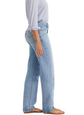 Pantalón vaquero Levis 94 Baggy denim claro para mujer