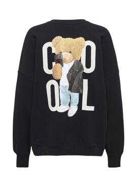 Sudadera Only Teddy Cool negro para mujer