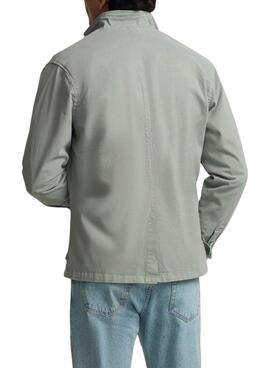 Americana Silbon Semiblazer verde para hombre