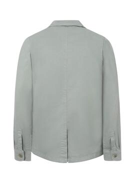 Americana Silbon Semiblazer verde para hombre