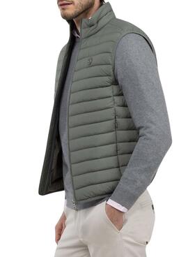 Chaleco El Ganso básico verde para hombre