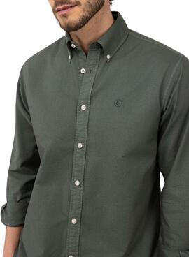Camisa El Ganso Dyed verde para hombre