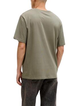 Camiseta Jack and Jones Frank verde para hombre