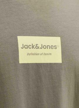 Camiseta Jack and Jones Frank verde para hombre