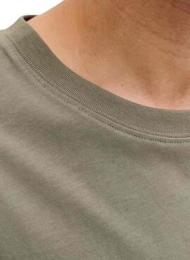 Camiseta Jack and Jones Frank verde para hombre