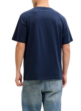 Camiseta Jack and Jones Frank marino para hombre