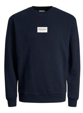 Sudadera Jack and Jones Frank azul marino para hombre