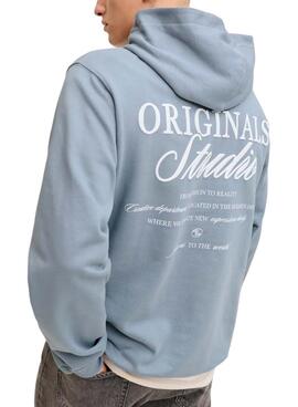 Sudadera Jack and Jones Norrebro azul para hombre