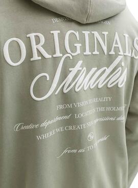 Sudadera Jack and Jones Norrebro verde para hombre