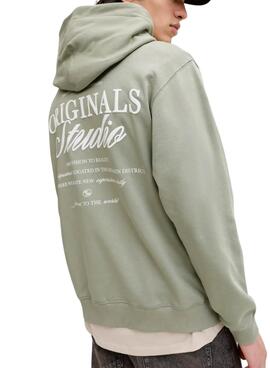 Sudadera Jack and Jones Norrebro verde para hombre