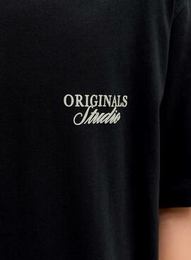 Camiseta Jack and Jones Norrebro negro para hombre