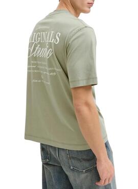 Camiseta Jack and Jones Norrebro verde para hombre