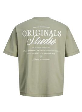 Camiseta Jack and Jones Norrebro verde para hombre