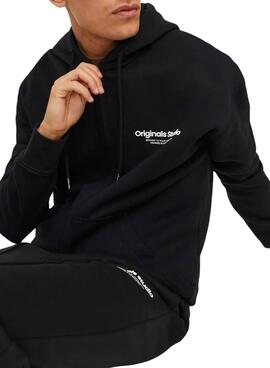 Sudadera Jack and Jones Vesterbro negro para hombre