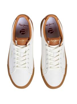 Zapatillas Pepe Jeans Kenton blanco para hombre