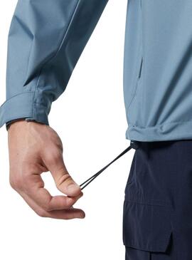 Cazadora Helly Hansen Crew Midlayer azul con capucha 