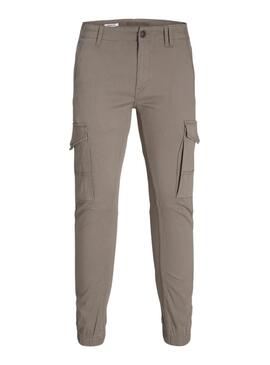 Pantalón Jack and Jones Paul cargo beige para hombre