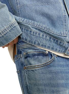 Pantalón vaquero Jack and Jones Clark denim claro para hombre