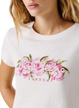 Camiseta Pepe Jeans Mahina blanco para mujer
