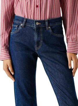 Pantalón vaquero Pepe Jeans Grace denim oscuro para mujer
