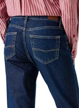 Pantalón vaquero Pepe Jeans Grace denim oscuro para mujer