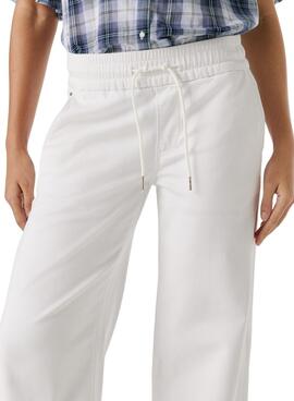 Pantalón Pepe Jeans Eva blanco para mujer